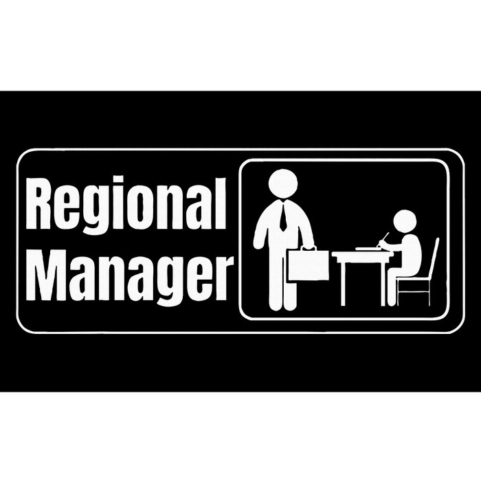 Regional Manager Gift Funny Regional Manager Bumper Sticker