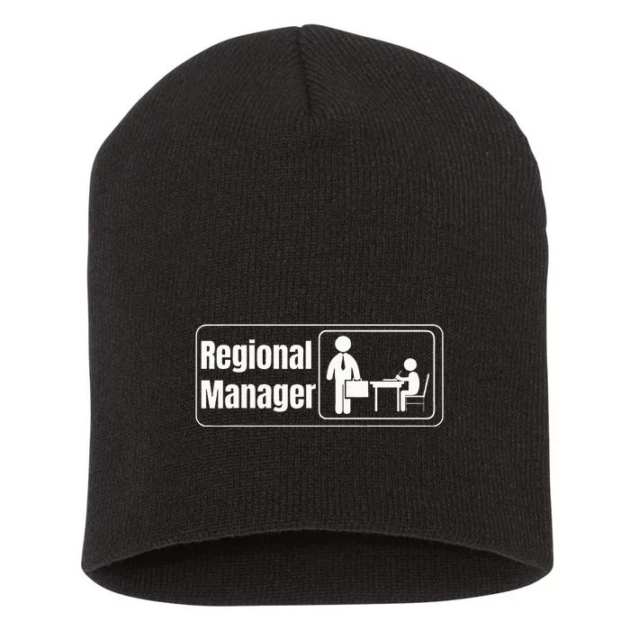 Regional Manager Gift Funny Regional Manager Short Acrylic Beanie