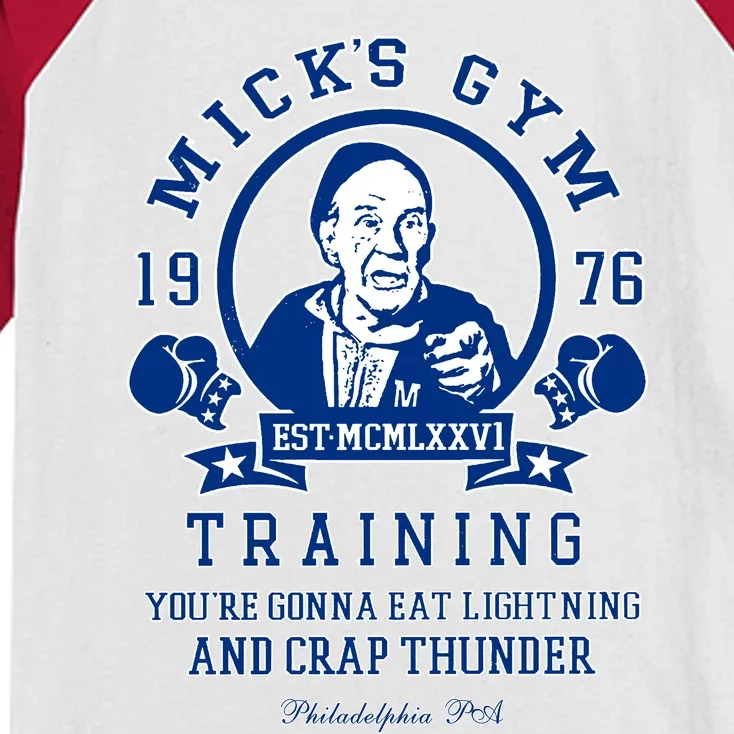 Rocky MickS Gym Training 1976 Kids Colorblock Raglan Jersey