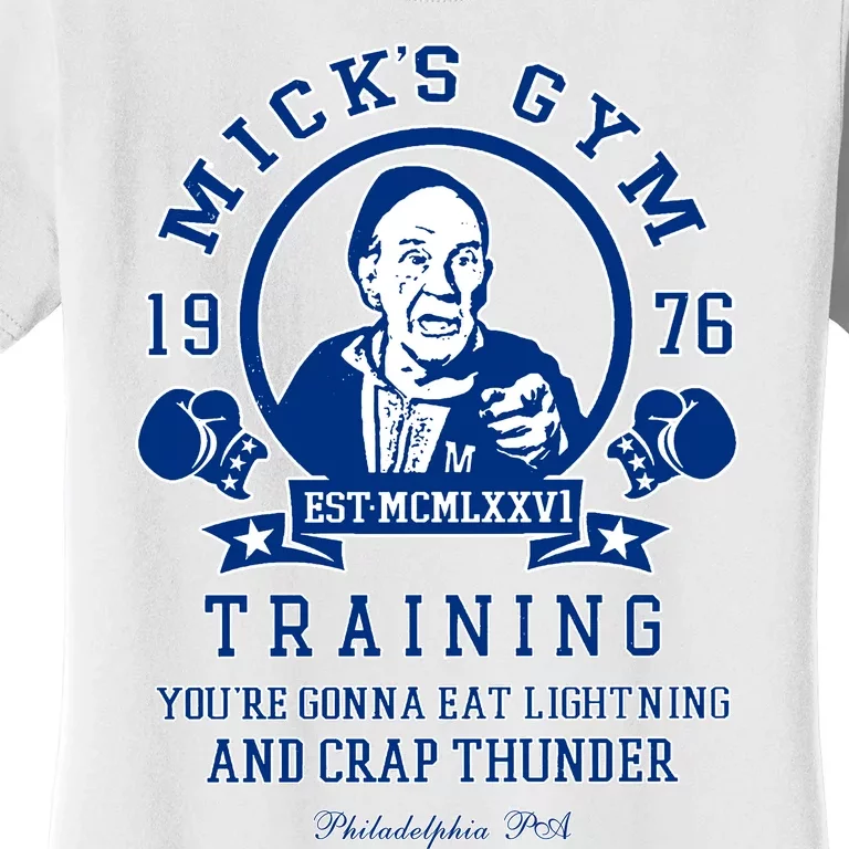 Rocky MickS Gym Training 1976 Women's T-Shirt