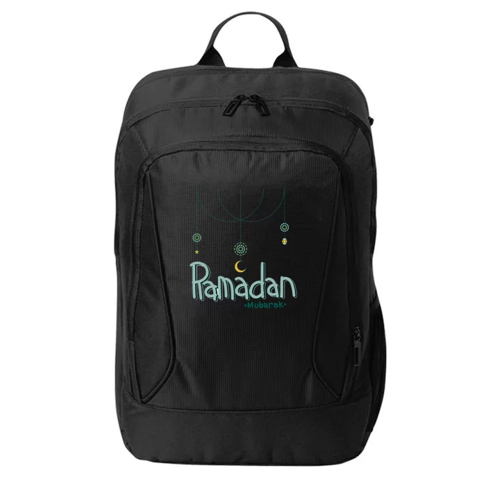 Ramadan Mubarak Gift City Backpack