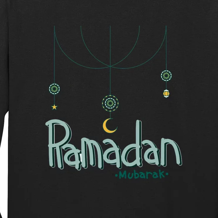 Ramadan Mubarak Gift Tall Long Sleeve T-Shirt