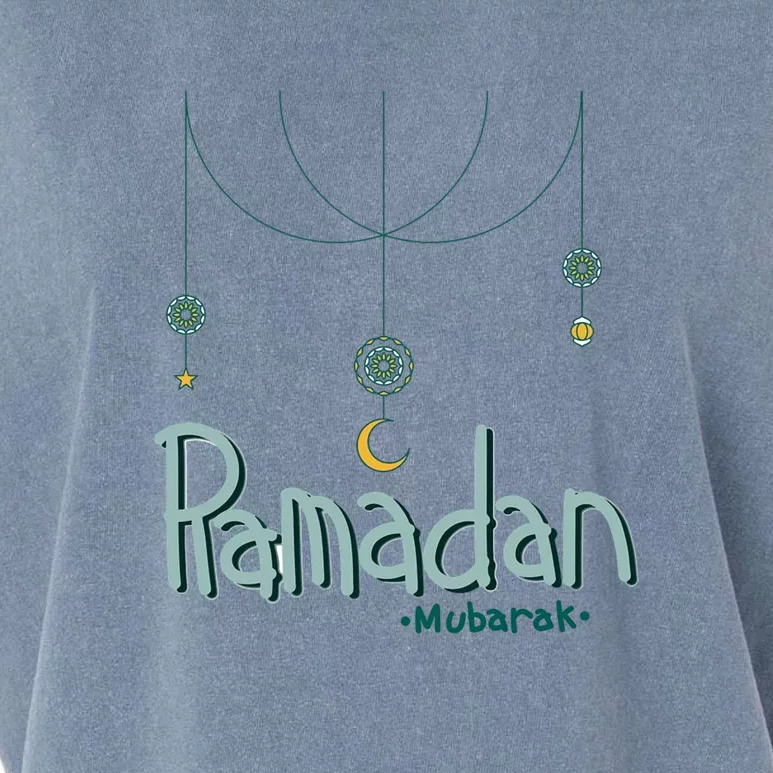 Ramadan Mubarak Gift Garment-Dyed Women's Muscle Tee