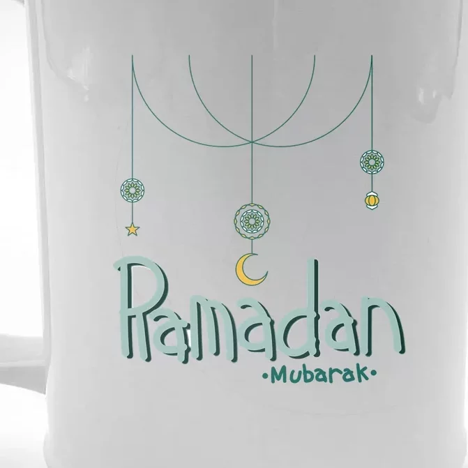 Ramadan Mubarak Gift Front & Back Beer Stein