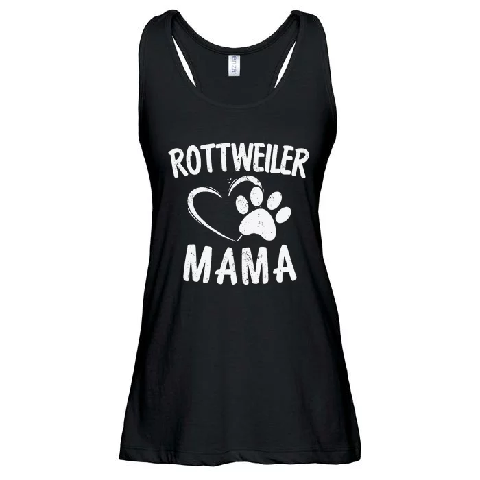 Rottweiler Mama Gift Dog Lover Apparel Pet Owner Rottie Mom Ladies Essential Flowy Tank