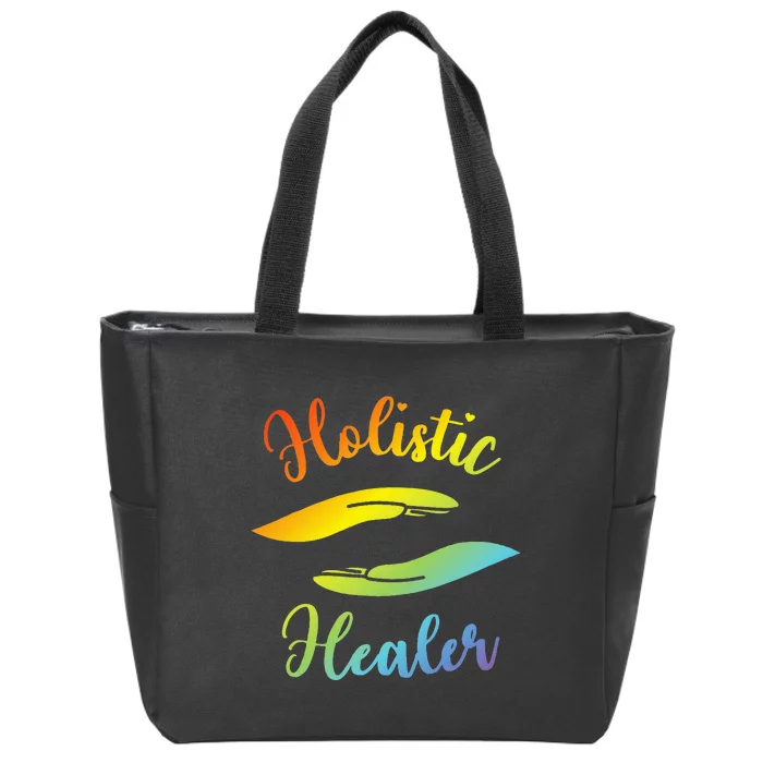 Reiki Master Holistic Healer Zip Tote Bag