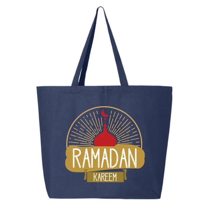 Ramadan Mubarak Happy Ramadan Muslim Gift 25L Jumbo Tote