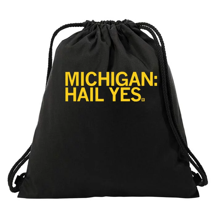 Raygun Michigan Hail Yes Drawstring Bag