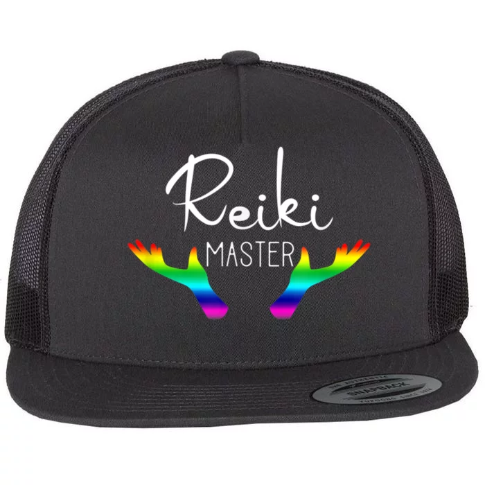 Reiki Master Holistic Energy Healing Flat Bill Trucker Hat