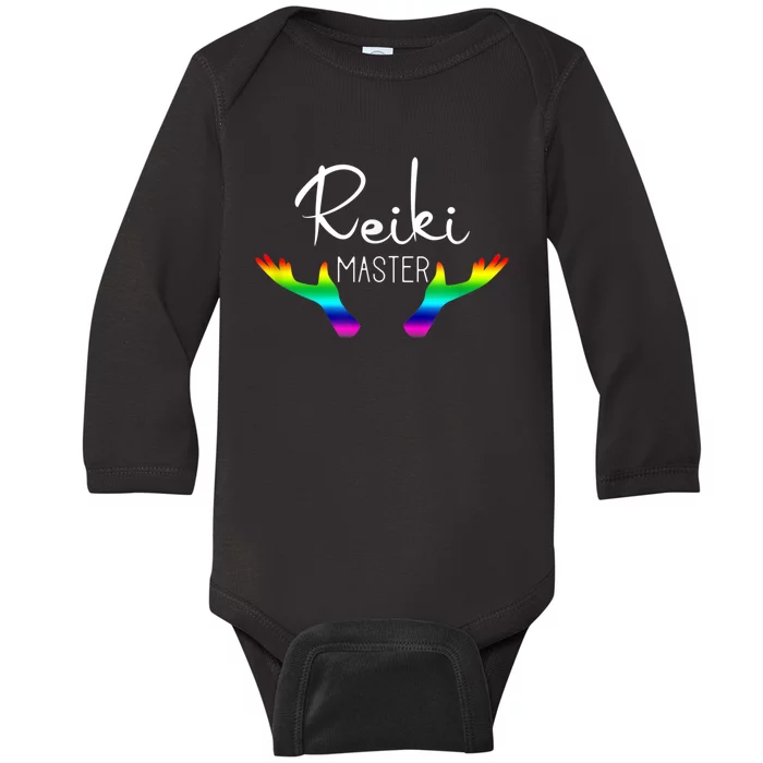 Reiki Master Holistic Energy Healing Baby Long Sleeve Bodysuit