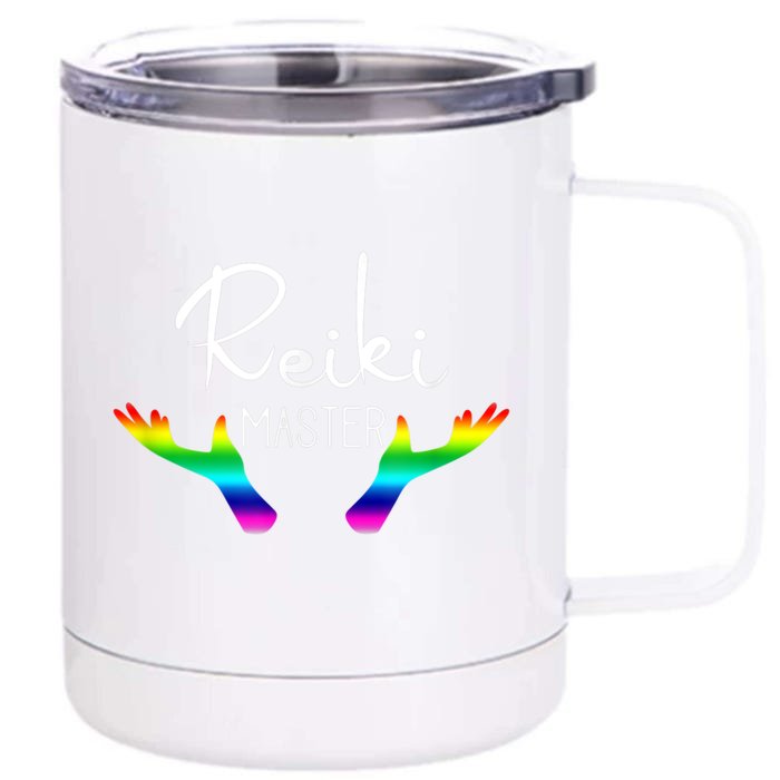 Reiki Master Holistic Energy Healing Front & Back 12oz Stainless Steel Tumbler Cup