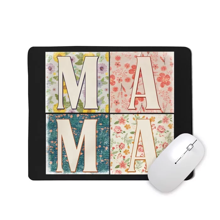 Retro Mama Happy Mother Day Family Matching Mousepad