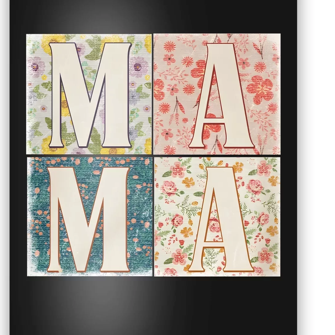 Retro Mama Happy Mother Day Family Matching Poster