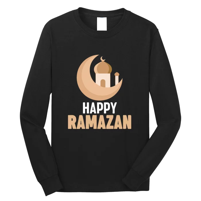 Ramadan Mubarak Happy Ramadan Islamic Muslim Gift Long Sleeve Shirt