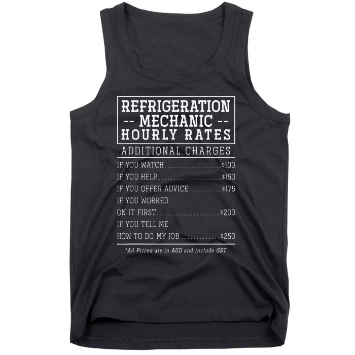 Refrigeration Mechanic Hourly Rate Tank Top