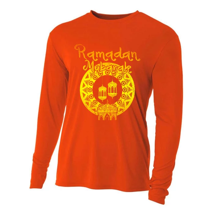 Ramadan Mubarak Islamic Celebration Muslim Ramadan Gift Cooling Performance Long Sleeve Crew