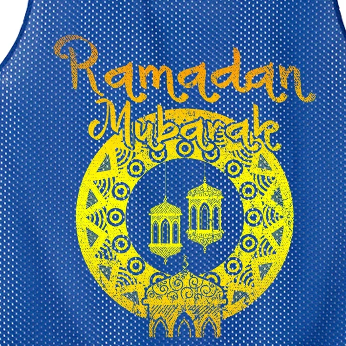 Ramadan Mubarak Islamic Celebration Muslim Ramadan Gift Mesh Reversible Basketball Jersey Tank