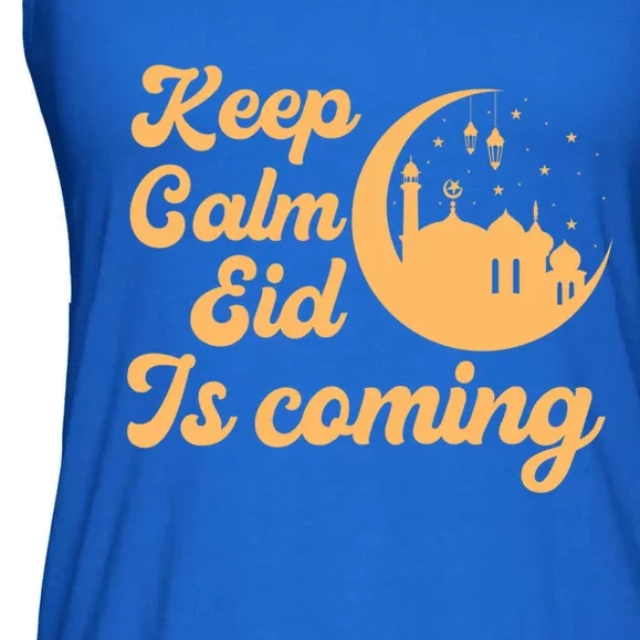 Ramadan Muslim Islamic Islam Arabic Eid Mubarak Allah Eid Great Gift Ladies Essential Flowy Tank