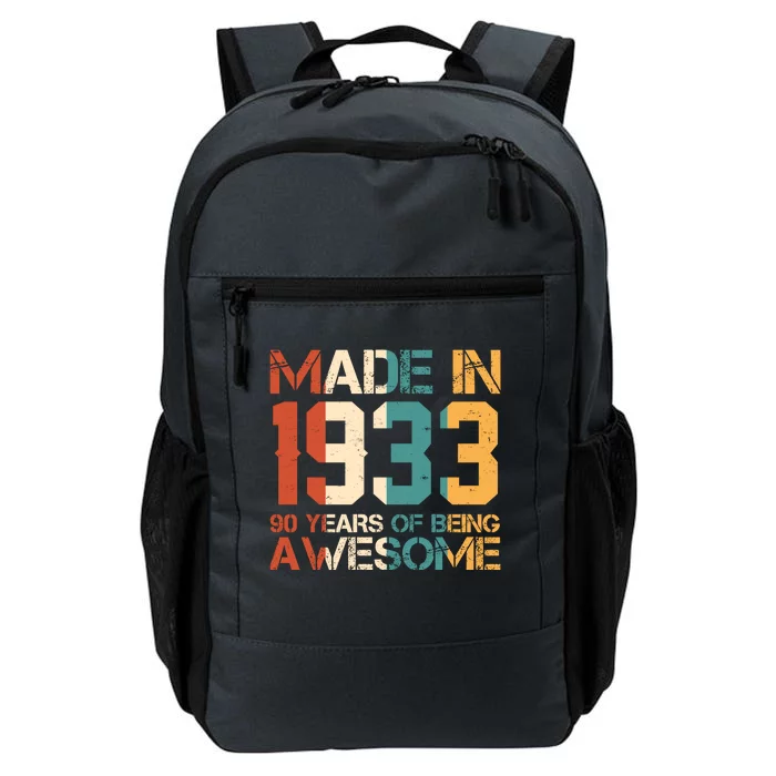 Retro Made In 1933 90 Years Of Being Awesome Birthday Daily Commute Backpack