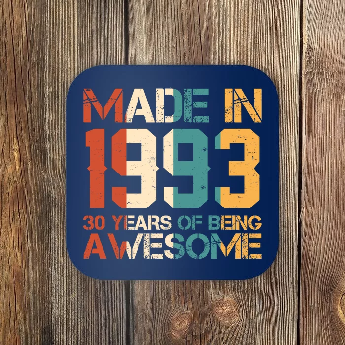 Retro Made In 1983 40 Years Of Being Awesome Birthday Coaster