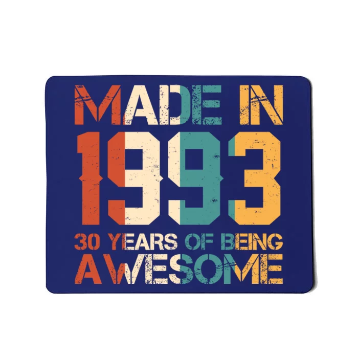 Retro Made In 1983 40 Years Of Being Awesome Birthday Mousepad