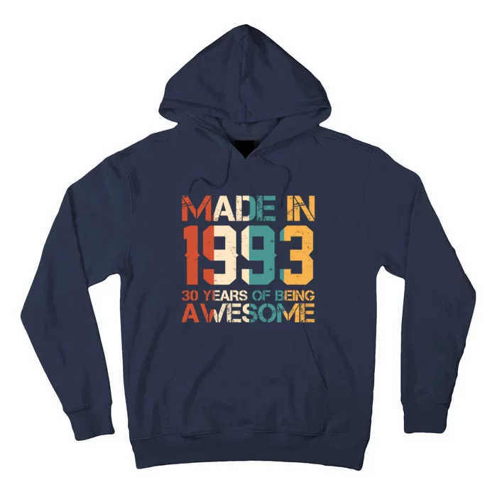 Retro Made In 1983 40 Years Of Being Awesome Birthday Tall Hoodie