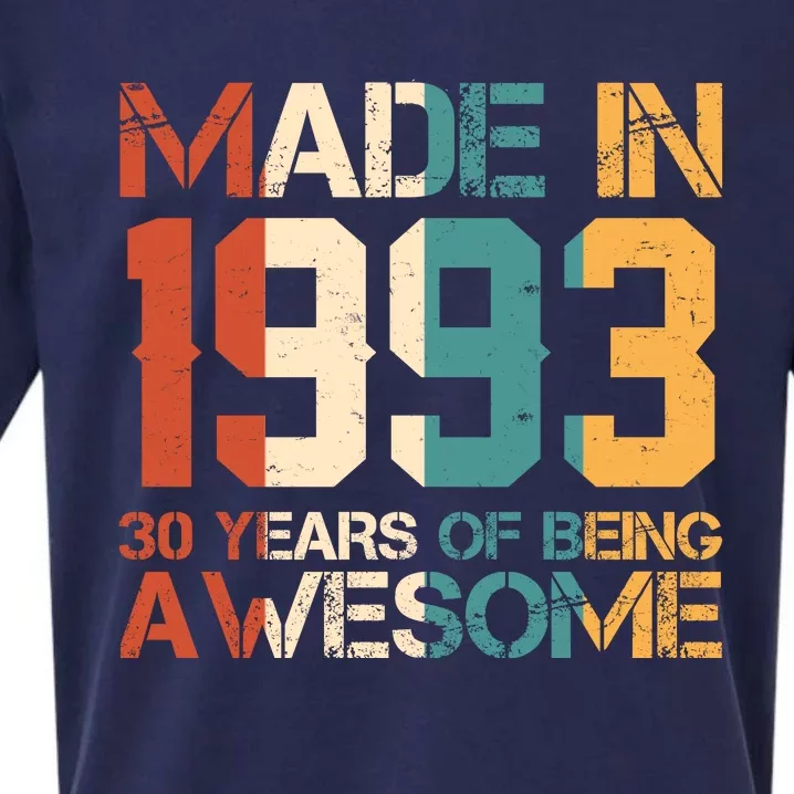 Retro Made In 1983 40 Years Of Being Awesome Birthday Sueded Cloud Jersey T-Shirt