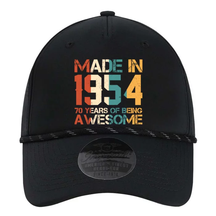 Retro Made In 1954 70 Years Of Being Awesome Birthday Performance The Dyno Cap