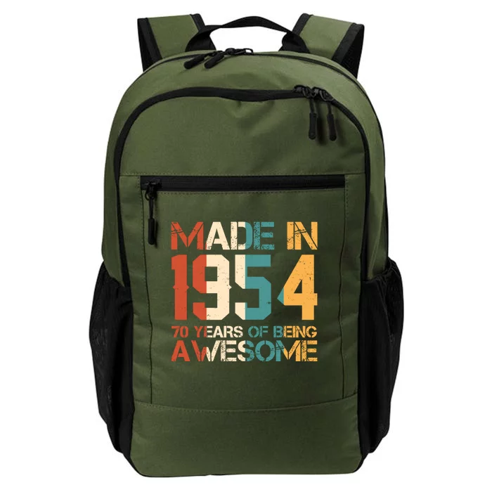 Retro Made In 1954 70 Years Of Being Awesome Birthday Daily Commute Backpack