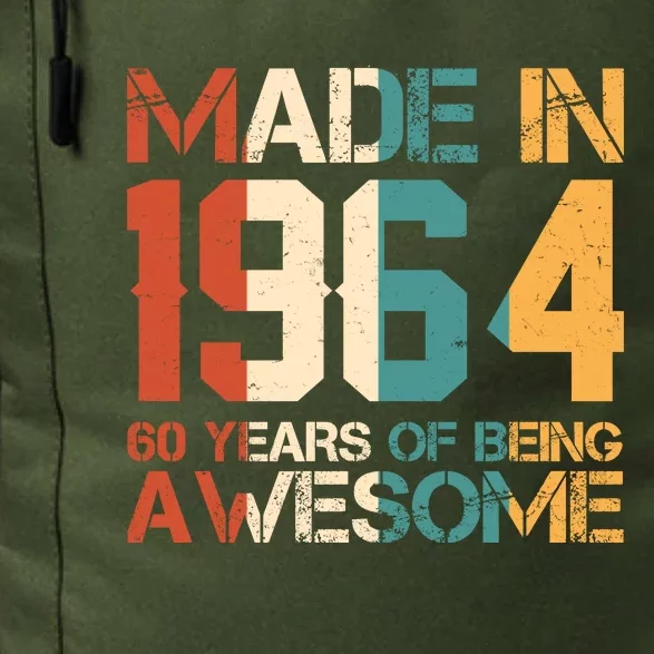 Retro Made In 1964 60 Years Of Being Awesome Birthday Daily Commute Backpack