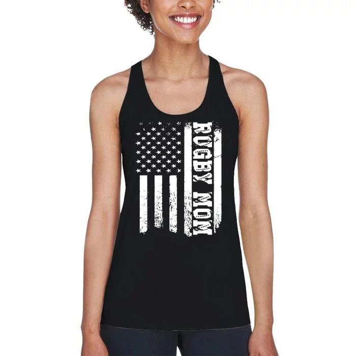 Rugby Mom I Rugby Player I Rugby Women's Racerback Tank