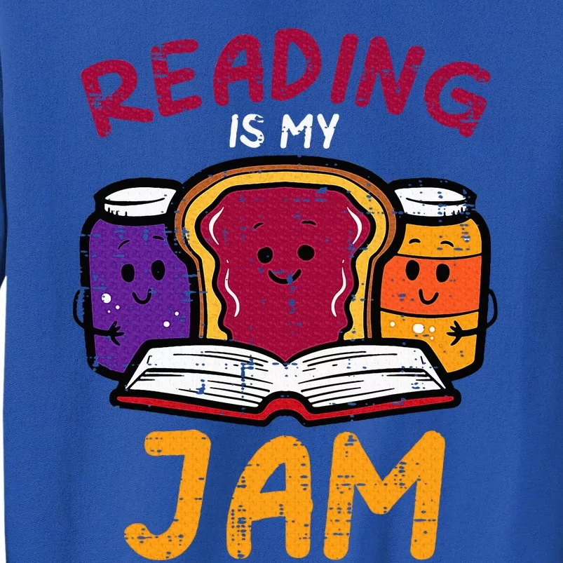 Reading My Jam Read Reading Book Librarian Tall Sweatshirt