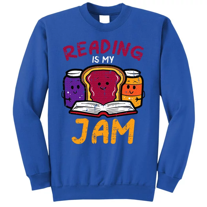 Reading My Jam Read Reading Book Librarian Tall Sweatshirt