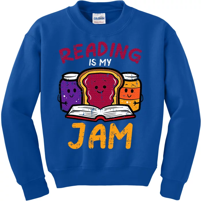 Reading My Jam Read Reading Book Librarian Kids Sweatshirt