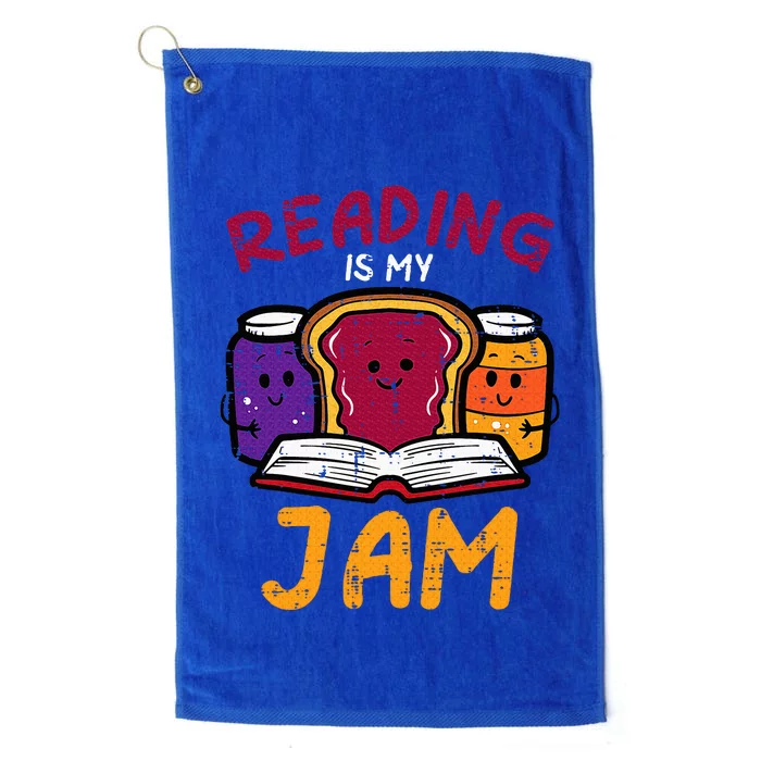 Reading My Jam Read Reading Book Librarian Platinum Collection Golf Towel