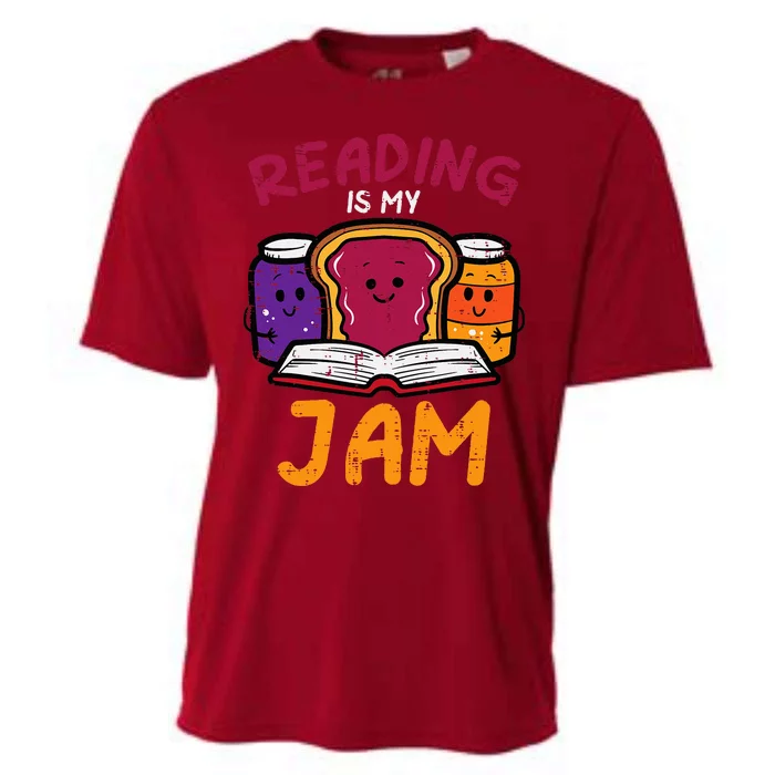 Reading My Jam Read Reading Book Librarian Cooling Performance Crew T-Shirt