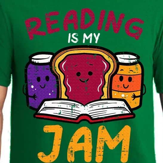 Reading My Jam Read Reading Book Librarian Pajama Set