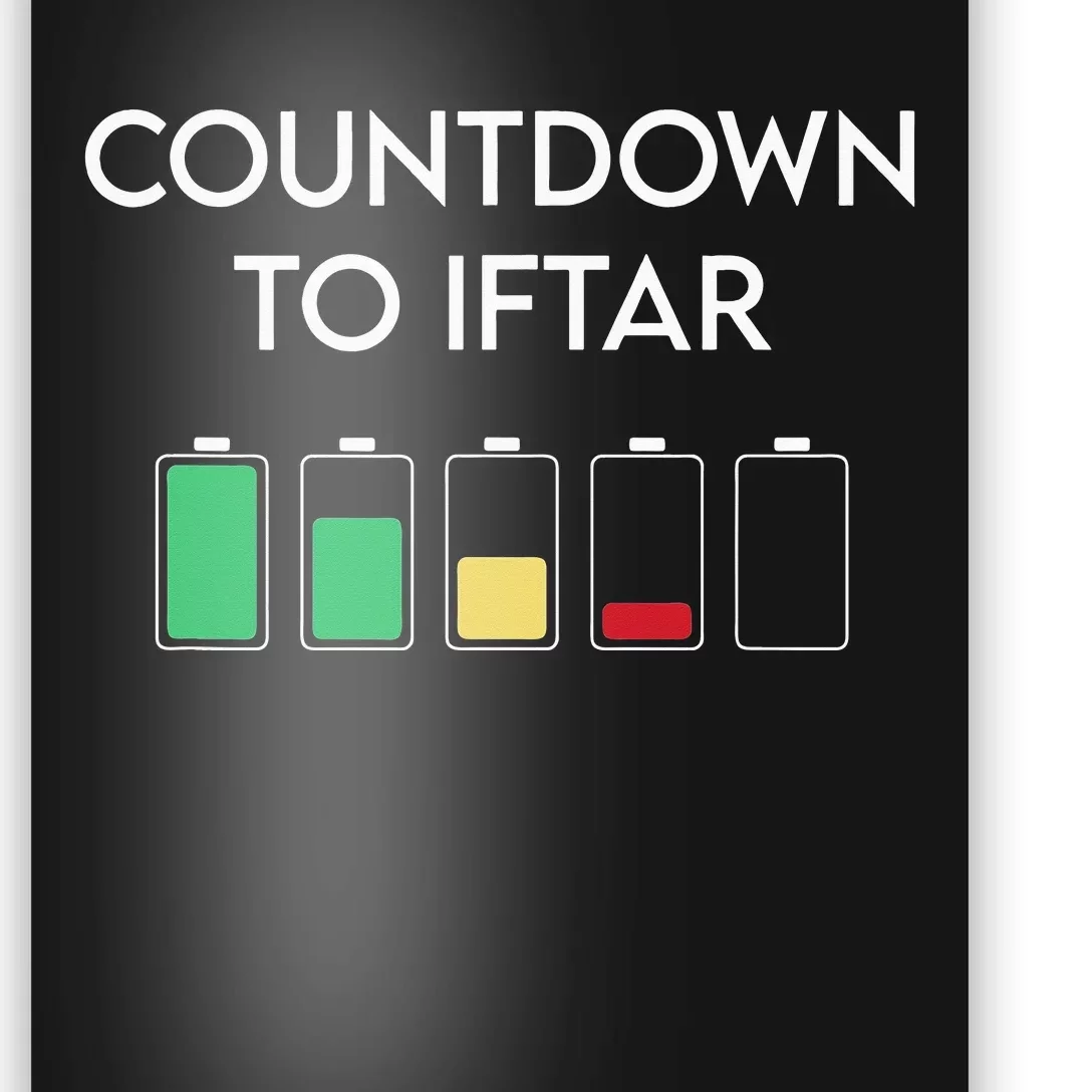 Ramadan Mubarak Kareem Count Down To Iftar Funny Say Poster