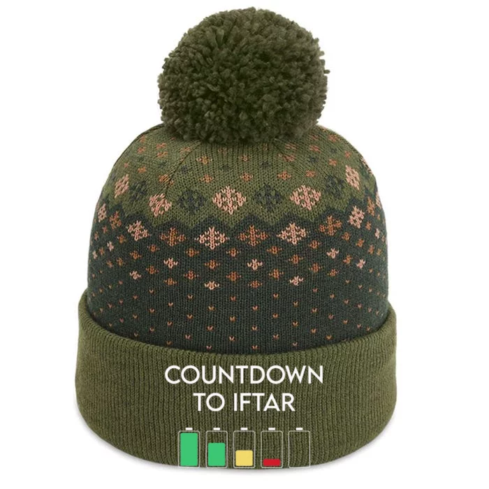 Ramadan Mubarak Kareem Count Down To Iftar Funny Say The Baniff Cuffed Pom Beanie