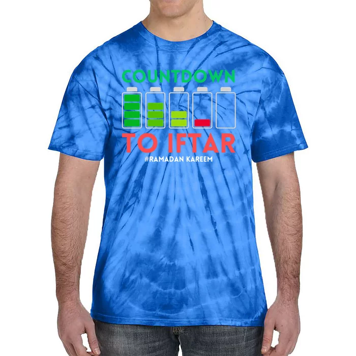 Ramadan Mubarak Kareem Count Down To Iftar Funny Say Funny Gift Tie-Dye T-Shirt