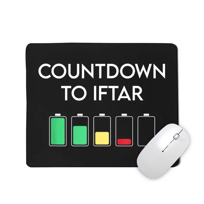 Ramadan Mubarak Kareem, Count Down To Iftar Funny Say Mousepad