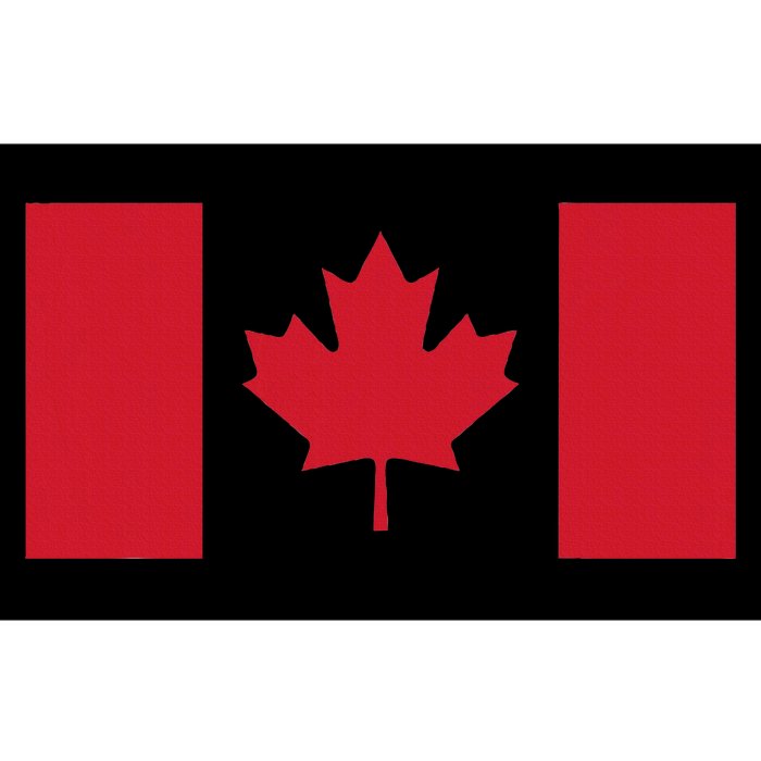 Red Maple Leaf Canada Day Bumper Sticker