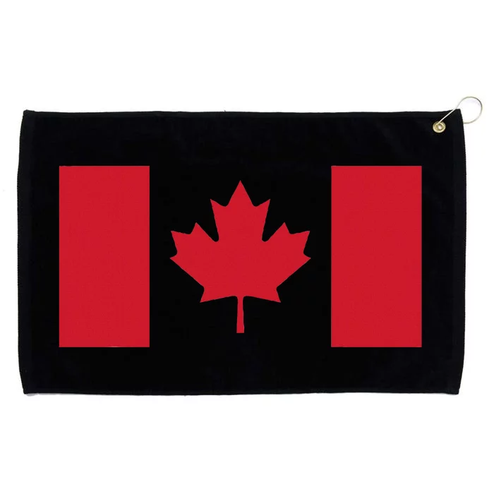 Red Maple Leaf Canada Day Grommeted Golf Towel