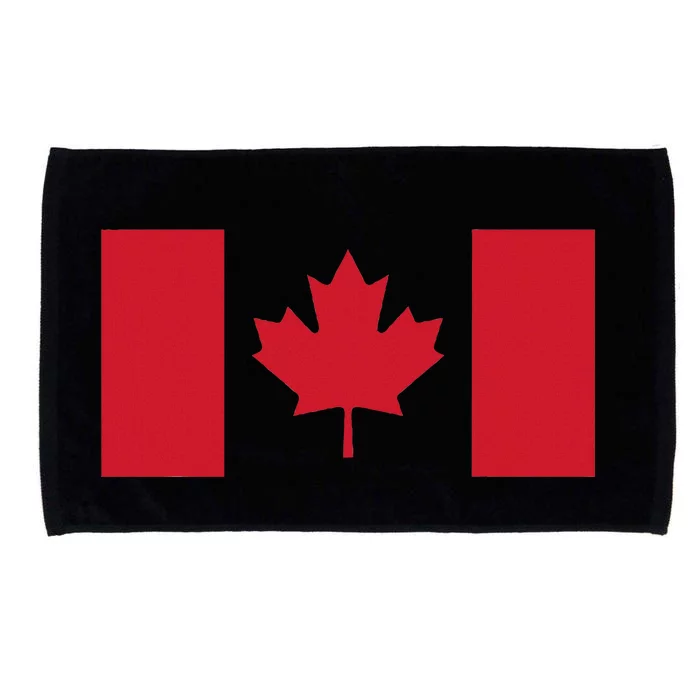 Red Maple Leaf Canada Day Microfiber Hand Towel