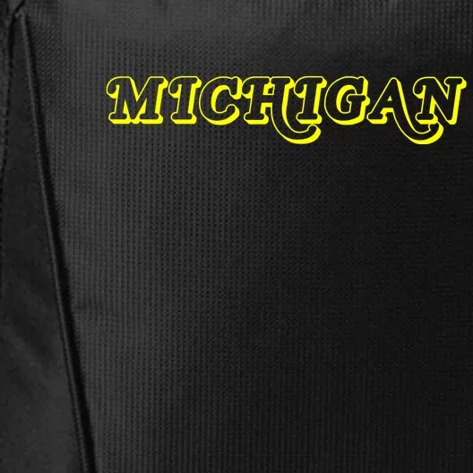 Retro Michigan Logo City Backpack