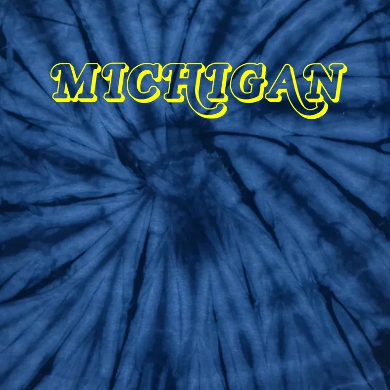 Retro Michigan Logo Tie-Dye T-Shirt