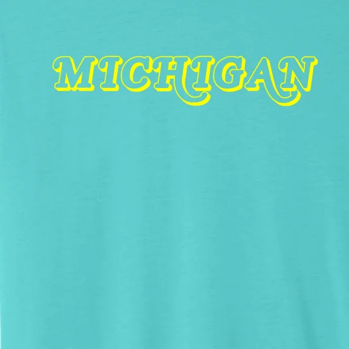 Retro Michigan Logo ChromaSoft Performance T-Shirt