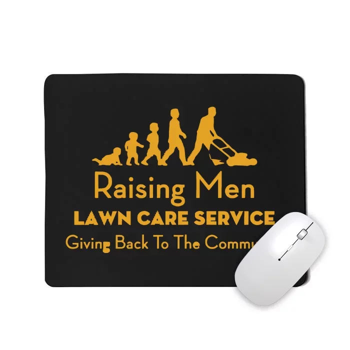 Raising Men Lawn Care Service Rmlcs Mousepad