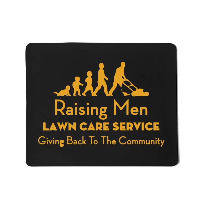 Raising Men Lawn Care Service Rmlcs Mousepad