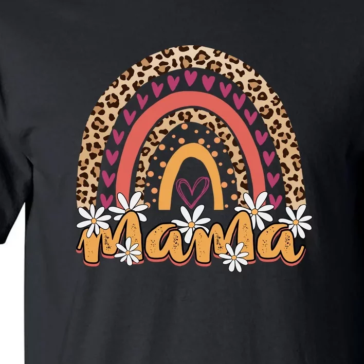 Rainbow Mama Leopard Gift For Mother's Day Tall T-Shirt